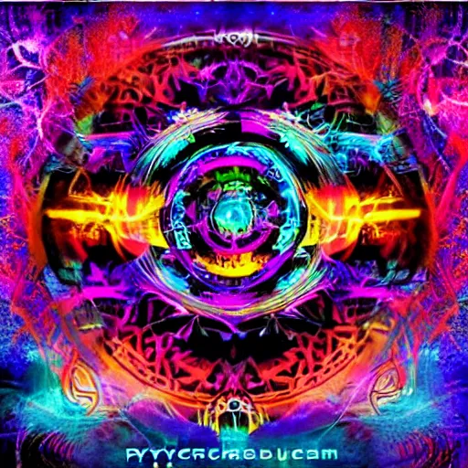 Image similar to psytrance