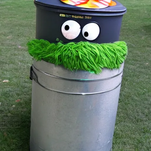 oscar the grouch trash can