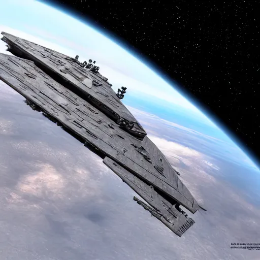 Prompt: photorealistic photograph of a star wars venator - class star destroyer by suzi eszterhas, photorealism, photorealistic, realism, real, highly detailed, ultra detailed, detailed, f / 2. 8 l canon ef is lens, canon eos - 1 d mark ii, wildlife photographer of the year, pulitzer prize for photography, 8 k