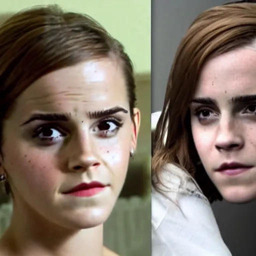 Image similar to emma watson as a prisoner