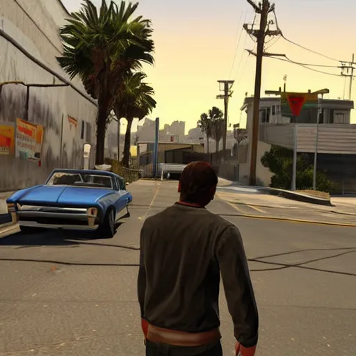 Prompt: Jesus in GTA V