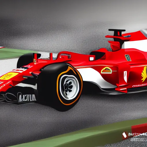 Image similar to Charles leclerc sitting next to a broken F1 ferrari, digital art, 8k