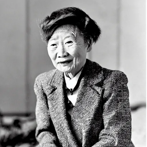 Prompt: melody hu, age 1 0 0
