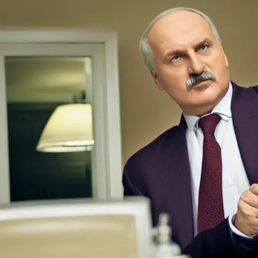 Alexander Lukashenko As Dr House Cinematic Still Stable Diffusion