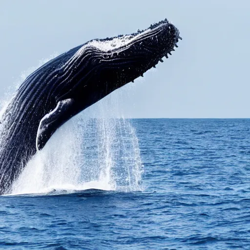 Prompt: humpback whale doing ballet