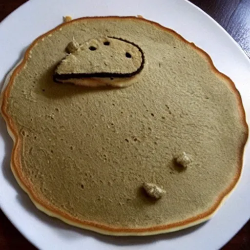 Image similar to !!! crocodile flattened!!! into ( ( ( pancake ) ) )