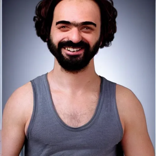 Image similar to stelios kantos from american dad as a real person