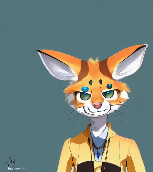 Prompt: serval from kemono friends, kemono furenzu, high quality, digital painting