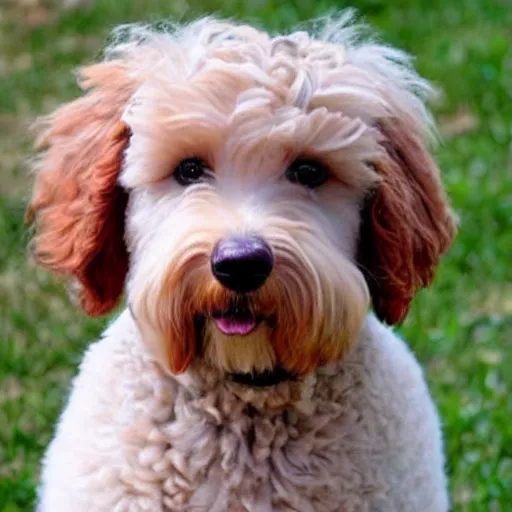 Prompt: bad goldendoodle haircut,