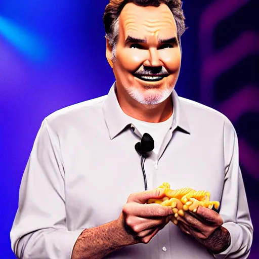 Image similar to uhd macaroni and cheese norm macdonald.