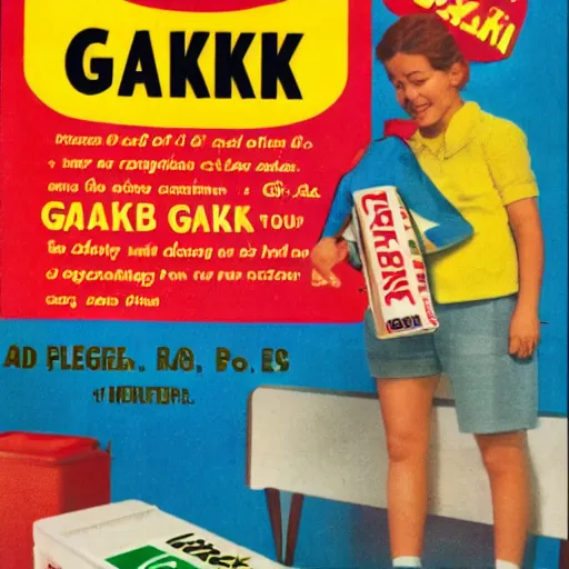 Image similar to advertisement for GAK