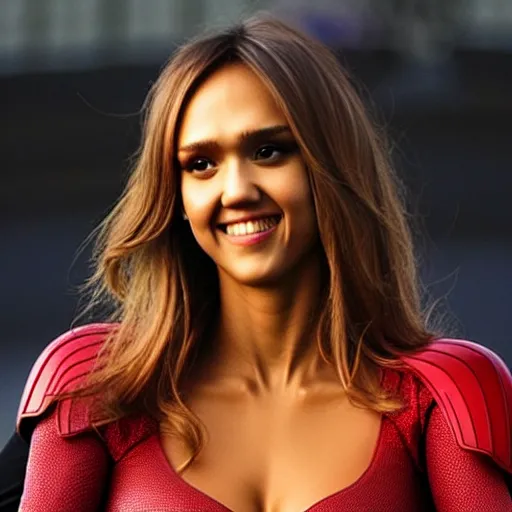 Image similar to Jessica Alba as scarlet witch