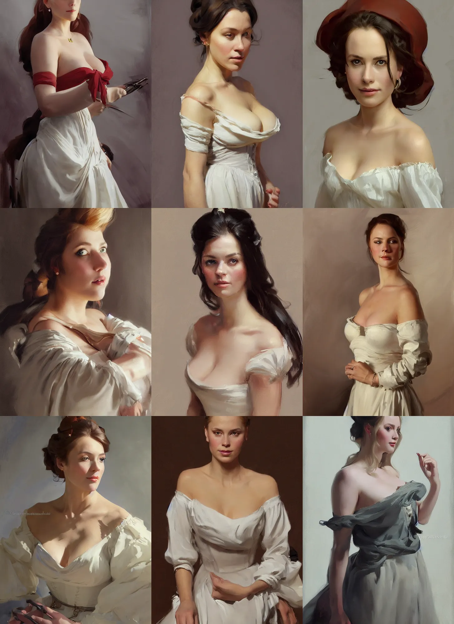 Prompt: portrait of a beautiful finnish norwegian swedish scandinavian attractive glamour model wearing 1 7 th century french off - the - shoulder neckline bodice with low neckline, jodhpurs greg manchess painting by sargent and leyendecker, studio ghibli fantasy medium shot asymmetrical intricate elegant matte painting illustration hearthstone, by greg rutkowski by greg tocchini by james gilleard