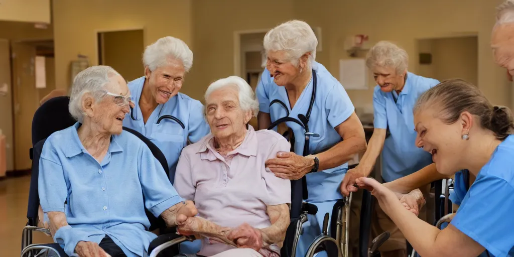 Image similar to a roller coaster ride through a nursing home