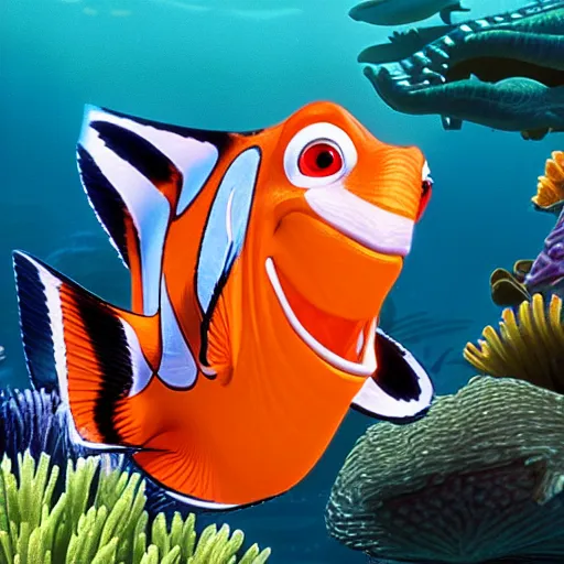 Image similar to live action finding nemo