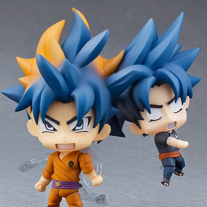 Image similar to eldritch abomination Son Goku, imsorryjon, An anime Nendoroid of Son Goku, figurine, detailed product photo