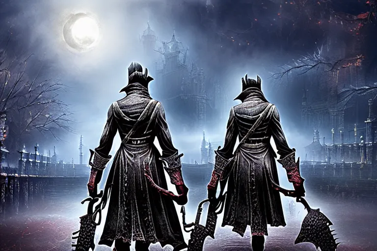 Prompt: bloodborne, ludwigs holy moonlight blade. photo - realistic hd, hyperrealism, colourful, highly detailed, cinematic, luminescence, 3 2 k, dop, high contrast, intricate, mystery, epic, fantasy