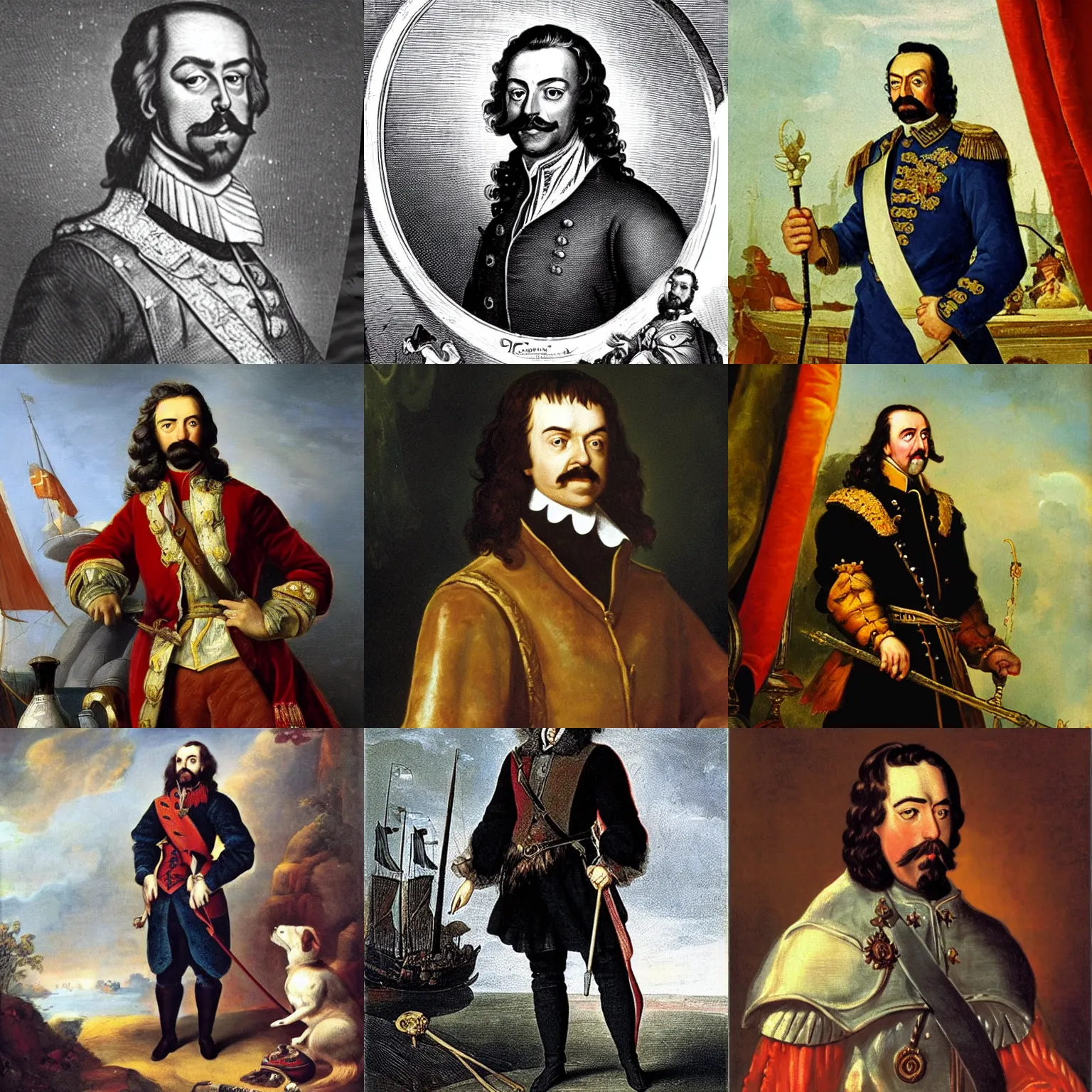 Prompt: Peter the Great of Russia