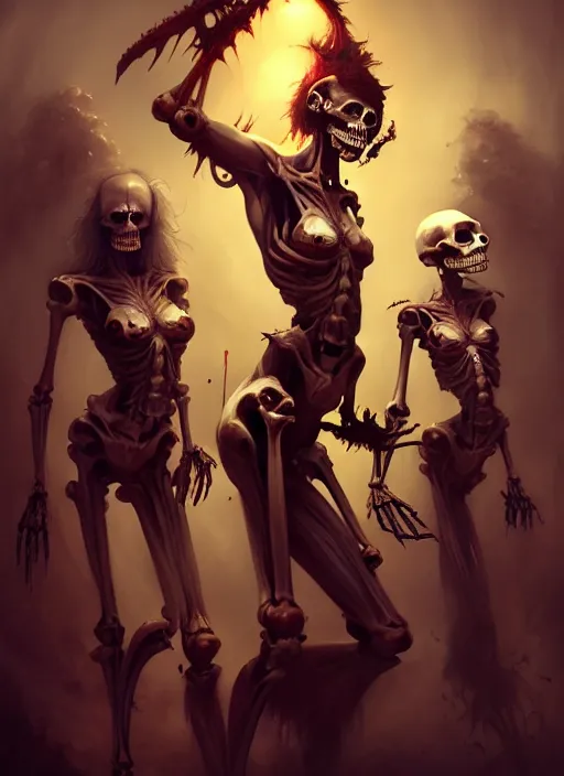 Image similar to legion of horrible skeletons, cinematic lighting, hyper-detailed, cgsociety, 8k, high resolution, in the style of Charlie Bowater, Tom Bagshaw, Alexis Franklin, Elena Masci, Pawel Rebisz