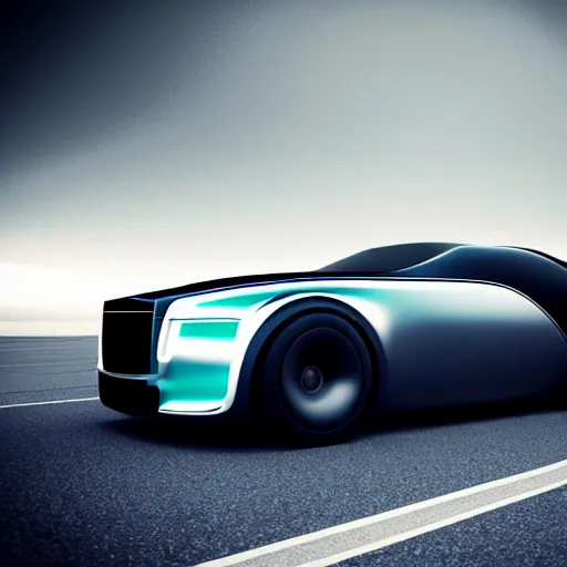 Image similar to khyzyl saleem car :: Rolls-Royce 103EX concept : medium size: 7, u, x, y, o form panels: motherboard forms zaha hadid architecture big size forms brutalist medium size forms sci-fi futuristic setting ultra realistic photography, keyshot render, octane render, unreal engine 5 render , high oiled liquid glossy specularity reflections, ultra detailed, 4k, 8k, 16k blade runner 2049 Cyberpunk 2077 ghost in the shell thor 2 marvel film : tilt shift: sharp focus