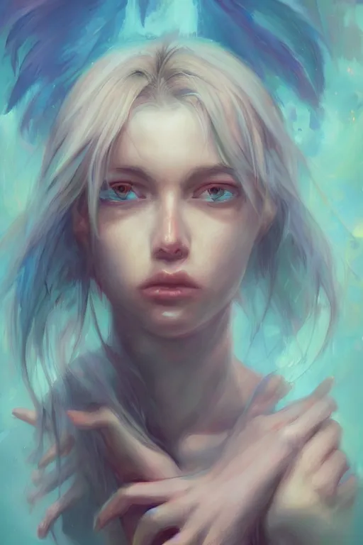 Prompt: a person with tourette's syndrome, by ross tran, oil on canvas
