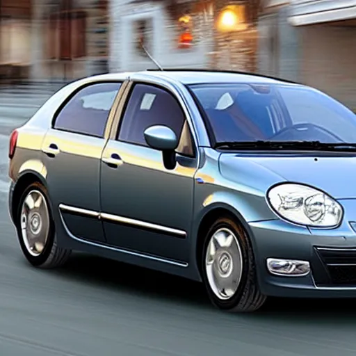 Prompt: Fiat sedan from 2006