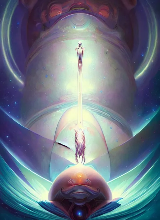 Prompt: symmetry!! pisces!!!! highly detailed, high contrast, light reflection, trippy, nebula, trending on art station by artgem, by peter mohrbacher, by wlop, by ruan jia