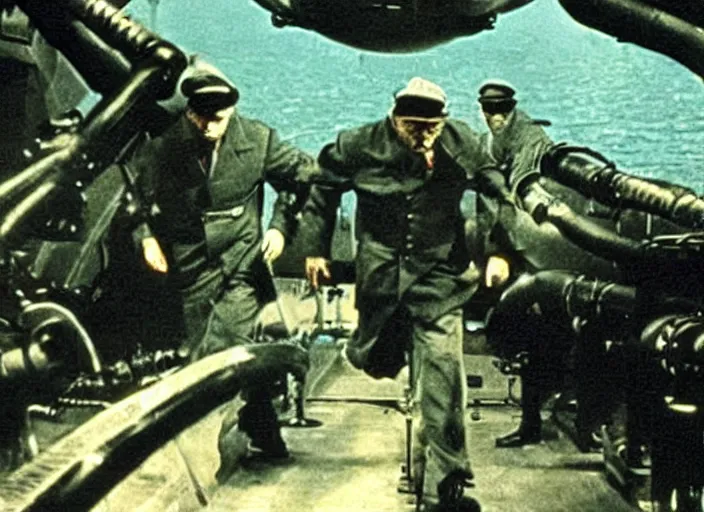 Image similar to scene from the 1 9 0 0 submarine spy thriller film the hunt for red october