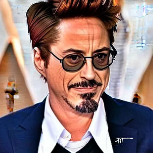 Image similar to Robert Downey Jr dressed like Harry Potter