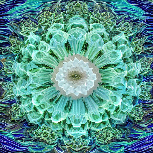 Image similar to seascape hydrangefractal artgallery glitch digitalart