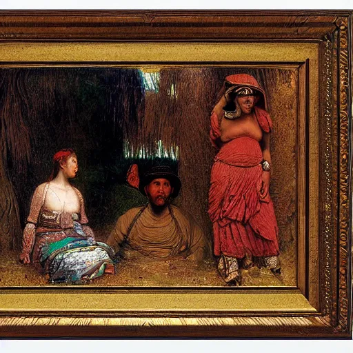 Prompt: inca insane by ford madox brown. a computer art of a beautiful scene of nature. the colors are very soft & muted, & the overall effect is one of serenity & peace. the composition is well balanced, & the brushwork is delicate & precise.