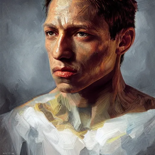 Prompt: Intricate five star Star Fire portrait by Pablo Picasso and Greg Rutkowski, oil on canvas, HDR, high detail, Photo realistic, hyperrealism,matte finish, high contrast, 3d depth, masterpiece, vivid and vibrant colors, enhanced light effect, enhanced eye detail,artstationhd