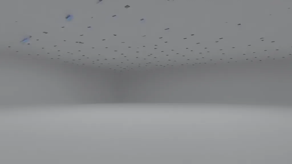 Prompt: 3 d render of a completely empty void, absolutely nothing, gray fog, dramatic,