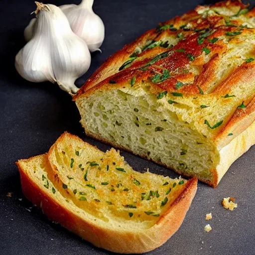 Image similar to the most mouthwatering piece of garlic bread