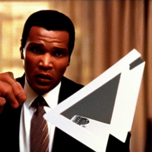 Image similar to Mohamed Ali showing his white card in American Psycho (1999)