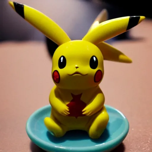 Prompt: a transparent realistic Pikachu with water powers