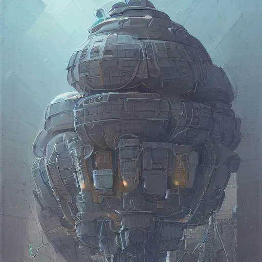 Prompt: detailed portrait of an organic scifi gadget, exterior, organic ornaments, brutal archi, ian mcque, minoru nomata