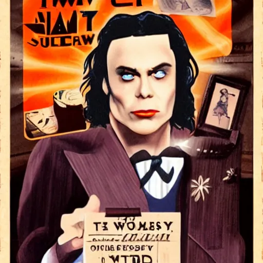 Prompt: tommy wiseau silent film