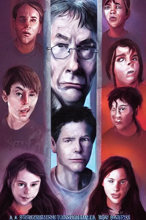 Image similar to “a Stephen King Animorphs book cover”