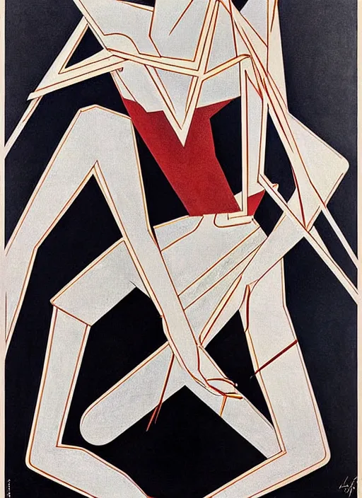 Image similar to ( constructivism monumental dynamic graphic ) super flat style figurative detailed portrait by avant garde painter and leon bakst, illusion surreal art, highly conceptual figurative art, intricate detailed illustration drawing, controversial poster art, geometrical drawings, no blur