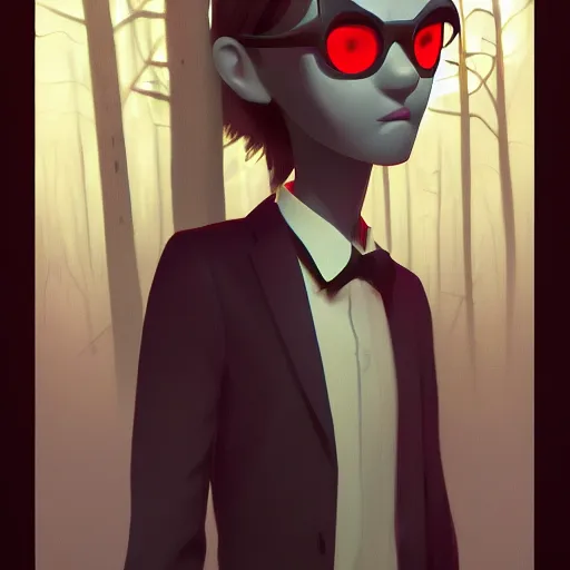 Prompt: portrait of the slenderman, mattepainting concept blizzard pixar maya engine on stylized background splash comics global illumination lighting artstation, sharp focus, lois van baarle, ilya kuvshinov, rossdraws