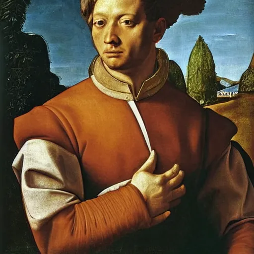 Prompt: a painting of a man with the head of a horse, by Agnolo Bronzino