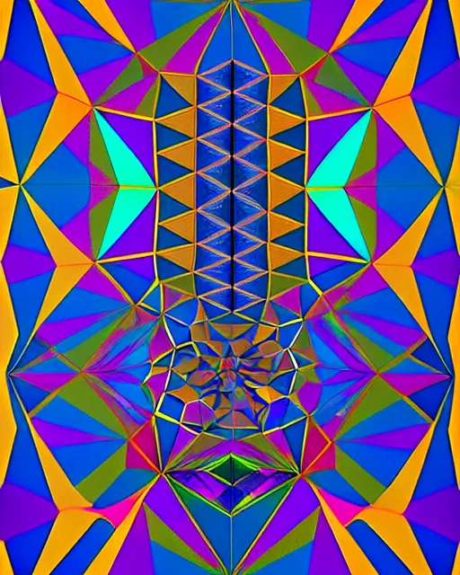 Image similar to kaleidoscope, shards of time, artwork by victor vasarely, illustration, highly detailed, simple, no jagged lines, smooth, artstation