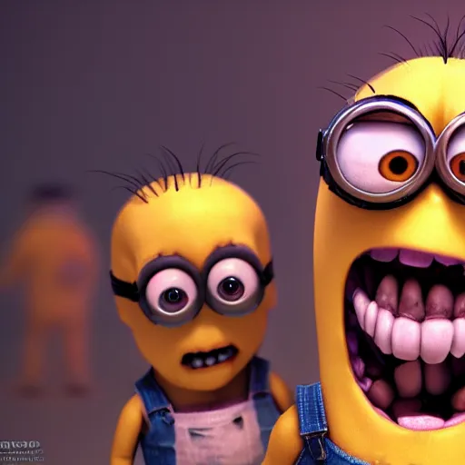 minions laughing hysterically