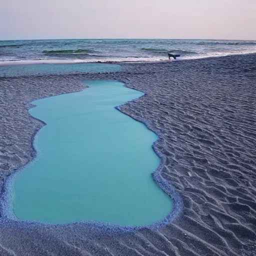 Image similar to blue sand