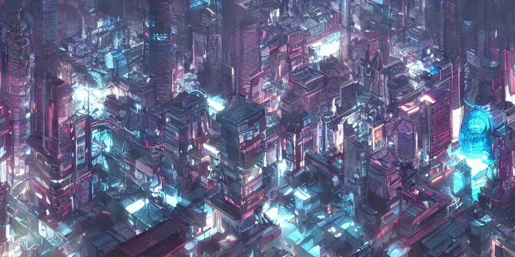 Image similar to Beautiful 3d render of the futuristic city background, in the style of Dan Mumford astrophotgraphy