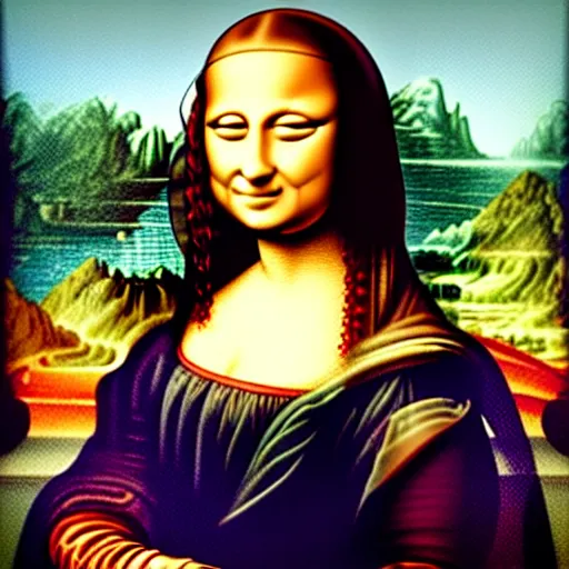 Prompt: Tyson, Mona Lisa style