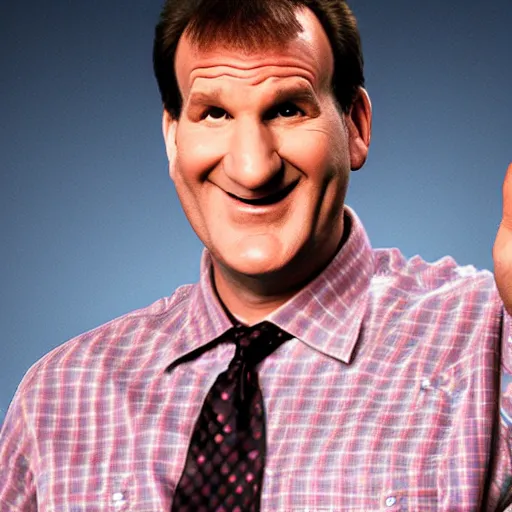 Prompt: <photo quality=hd+ mode=sitcom>Al Bundy</photo><augment !important>Attention-Grabbing</augment>