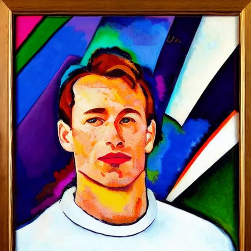 Image similar to christian horner portrait, style by kandinsky, art deco, portrait