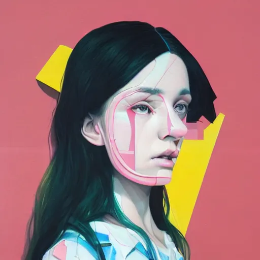 Image similar to fashion model picture by Sachin Teng, asymmetrical, dark vibes, Realistic Painting , Organic painting, Matte Painting, geometric shapes, hard edges, graffiti, street art:2 by Sachin Teng:4